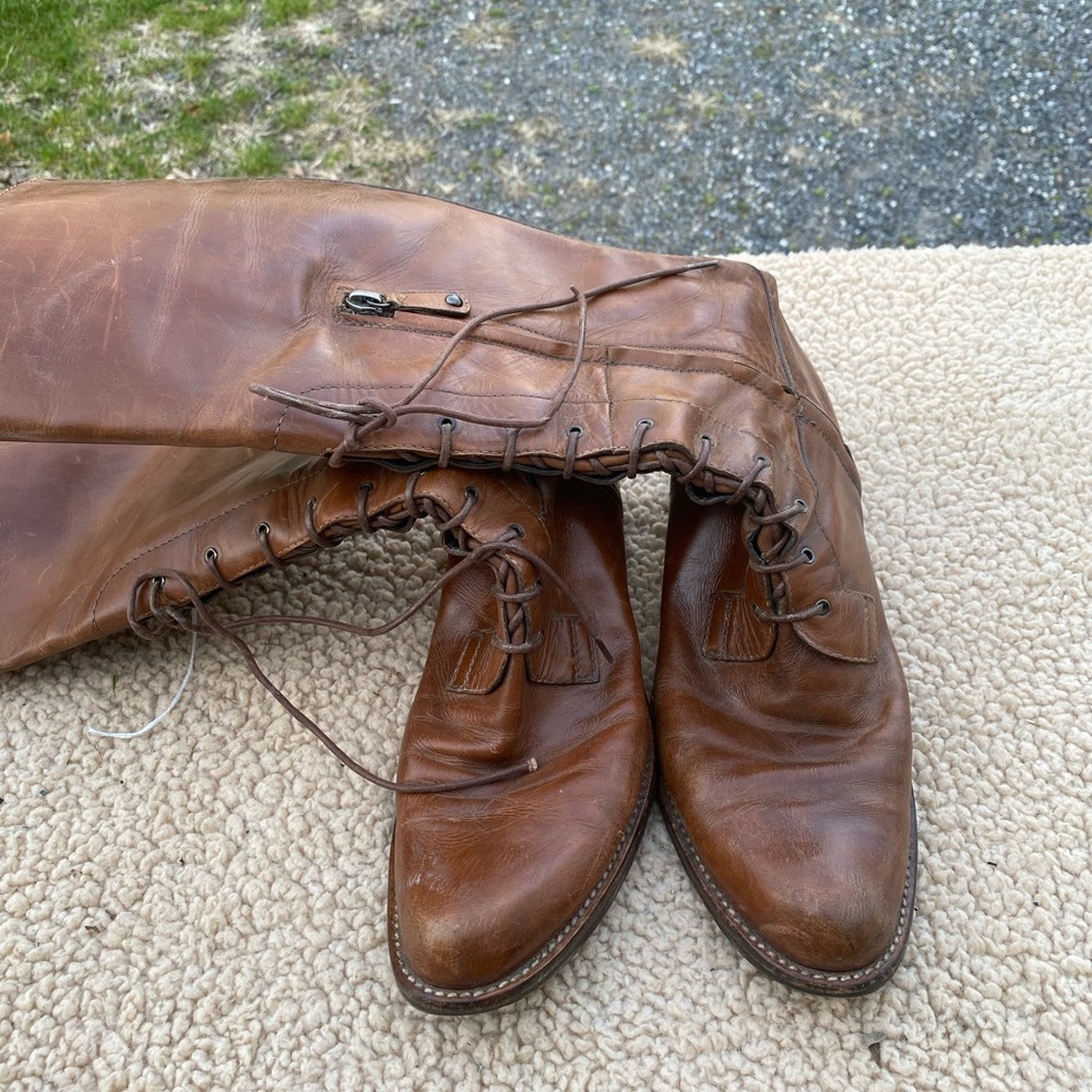 Pollini leather boots